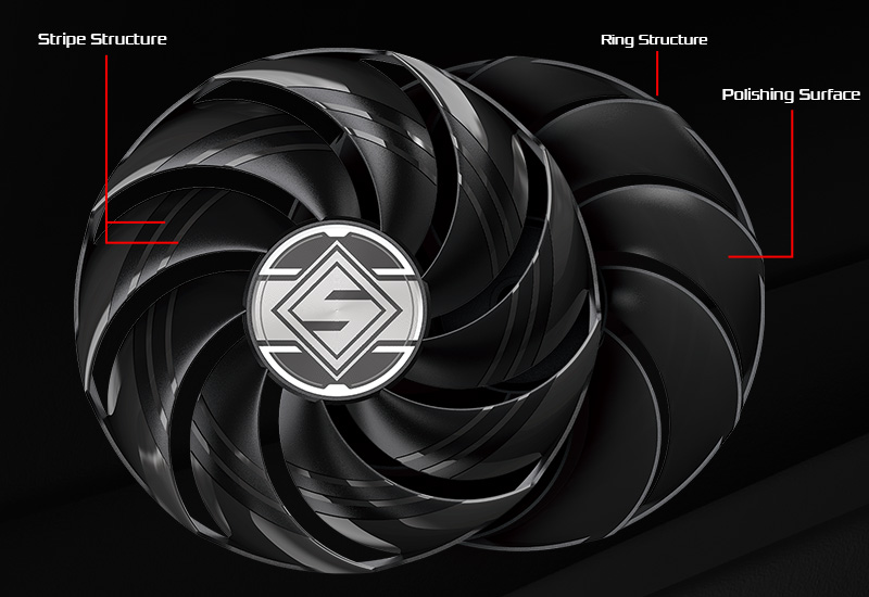 VGA Striped Ring Fan(7000)